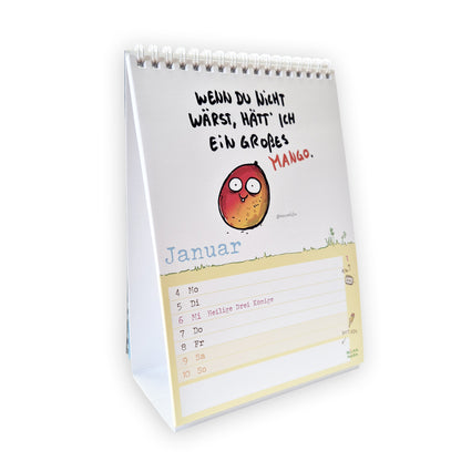 Motivationsobst Wochenkalender 2027