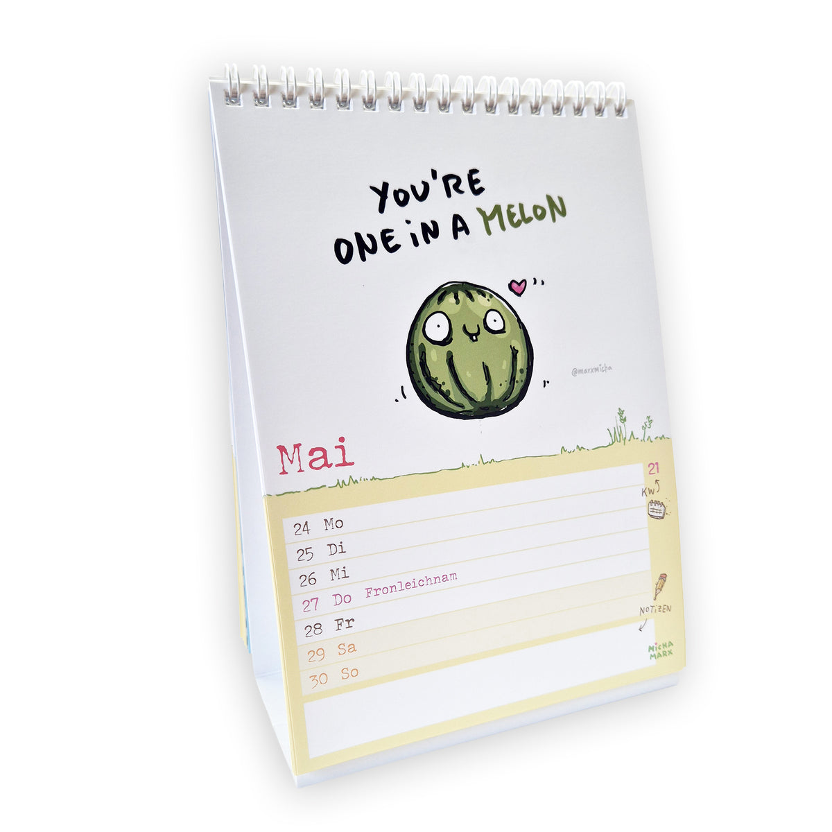 Motivationsobst Wochenkalender 2027