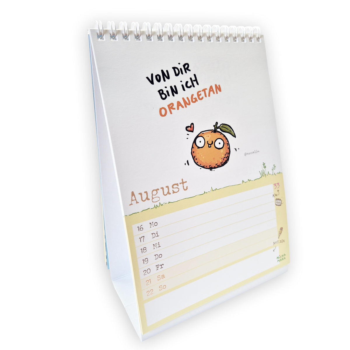 Motivationsobst Wochenkalender 2027