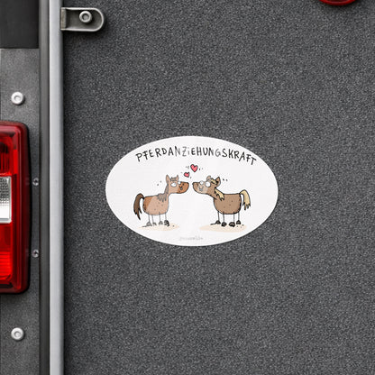 Aufkleber "Pferdanziehungskraft"