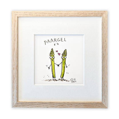 Originalzeichnung „Paargel“
