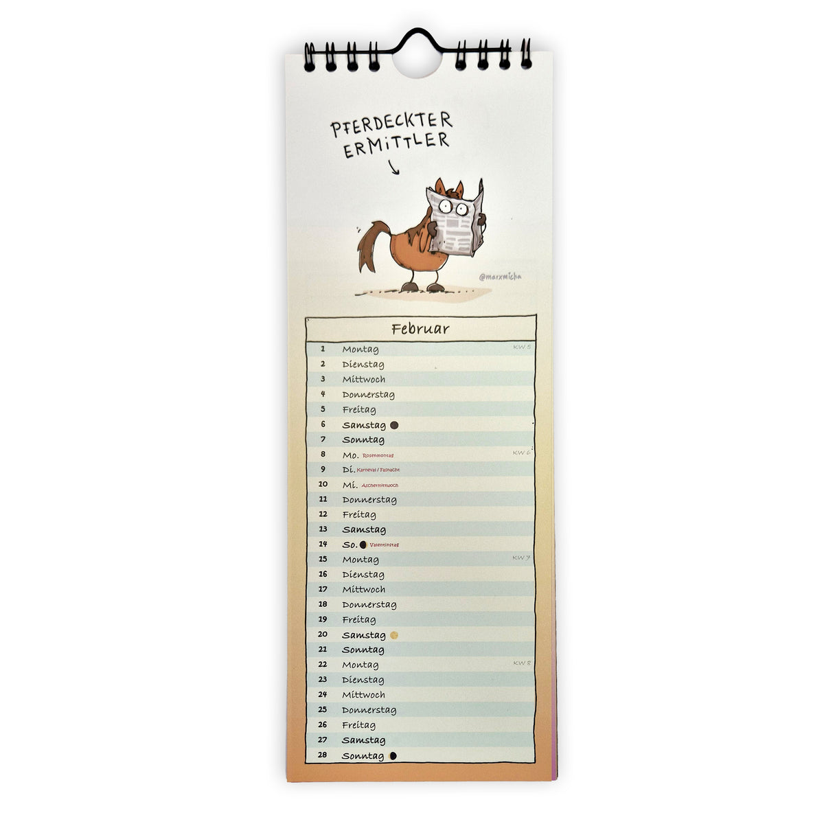 Kritzelpferde Wandkalender 2027