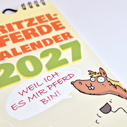 Kritzelpferde Wandkalender 2027