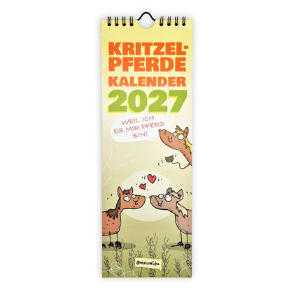 Kritzelpferde Wandkalender 2027
