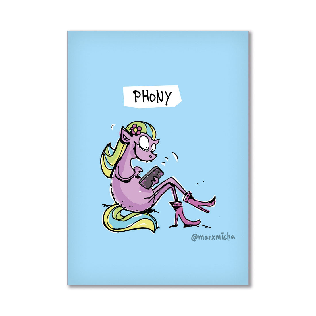 Postkarte Phony