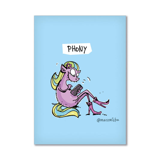 Postkarte Phony