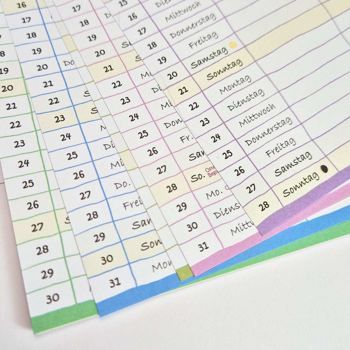 Best Of Kritzeltierchen Wandplaner inkl. Stickerbogen