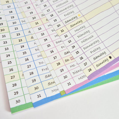 Best Of Kritzeltierchen Wandplaner inkl. Stickerbogen