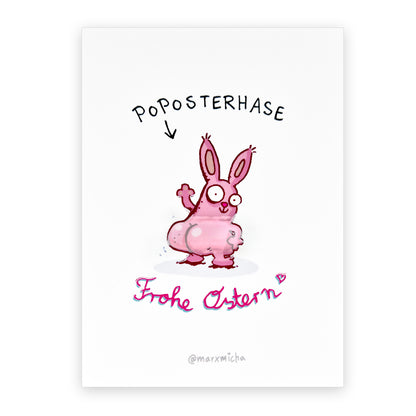 "Poposterhase" Sonderpostkarte