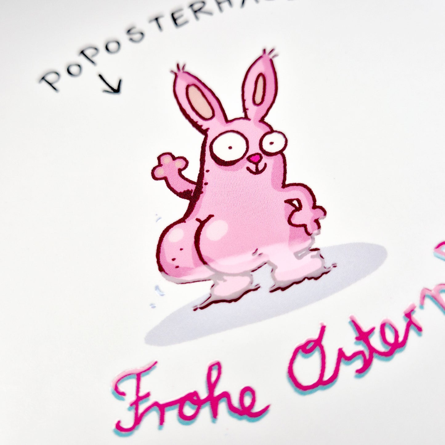 "Poposterhase" Sonderpostkarte