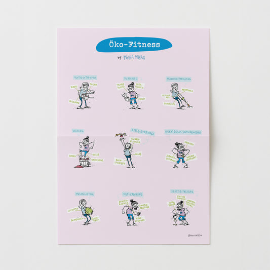 Poster „Öko-Fitness“