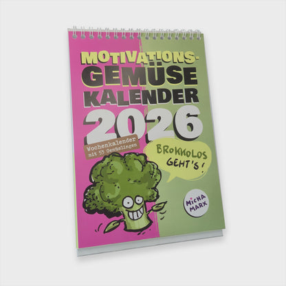Motivationsgemüse Wochenkalender 2026