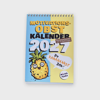 Motivationsobst Wochenkalender 2027