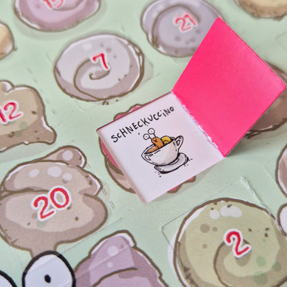 Schnecken Adventskalender