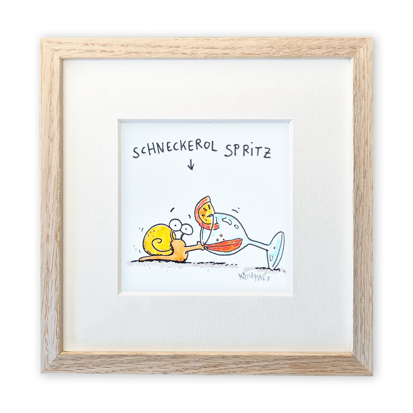 Originalzeichnung „Schneckerol Spritz“