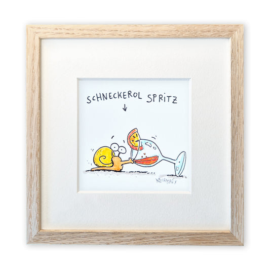 Originalzeichnung „Schneckerol Spritz“