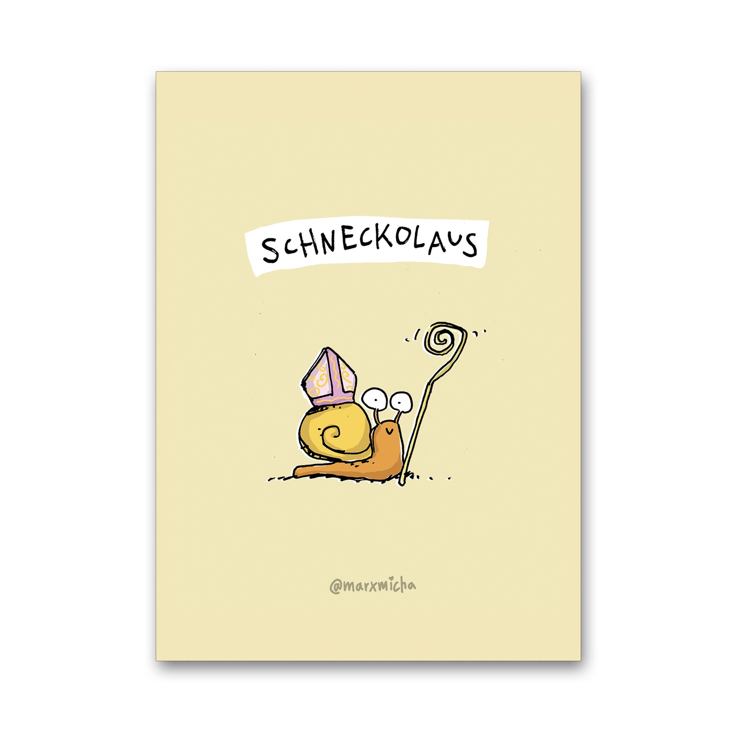 Weihnachtstierchen Postkartenset, 24 Stück