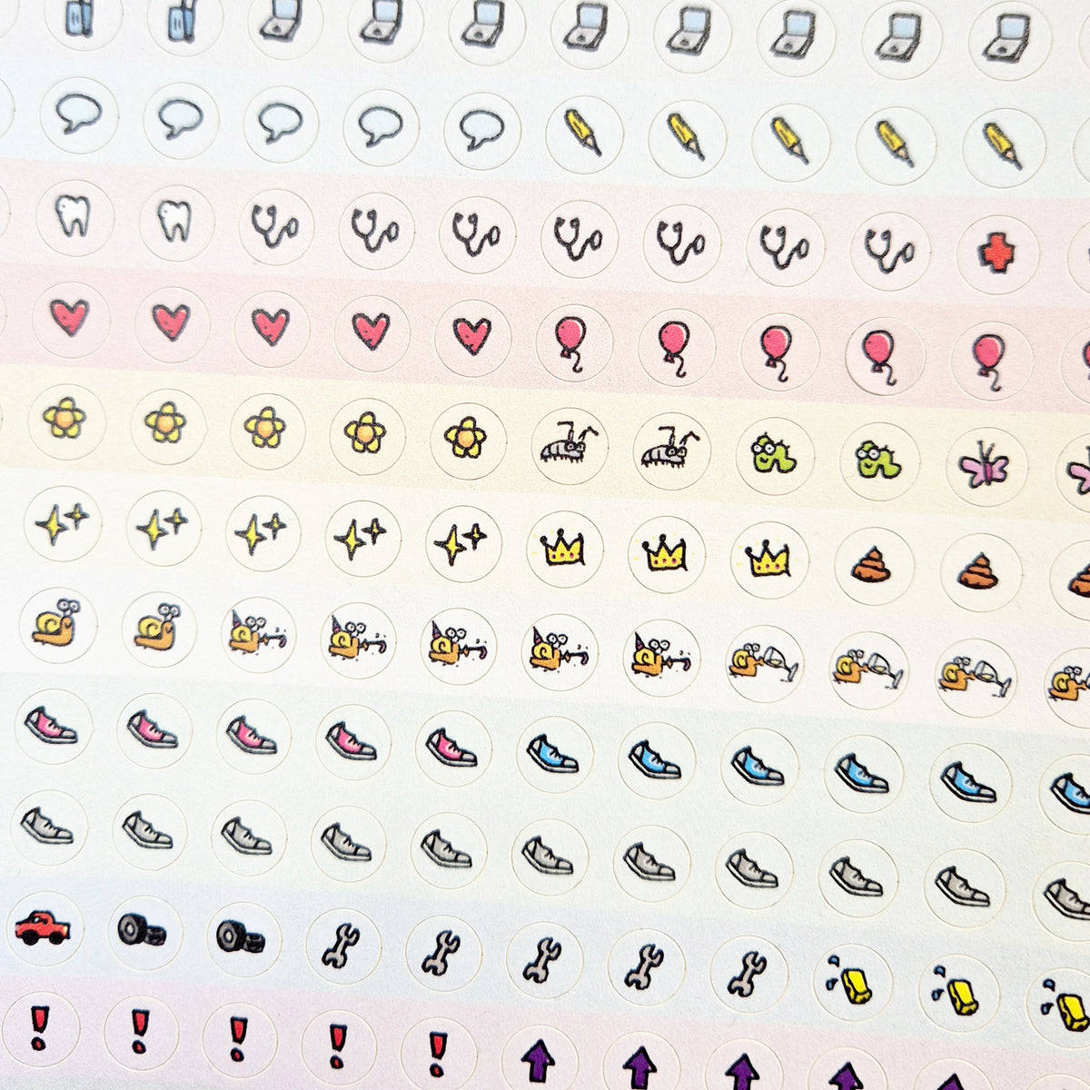 Best Of Kritzeltierchen Wandplaner inkl. Stickerbogen