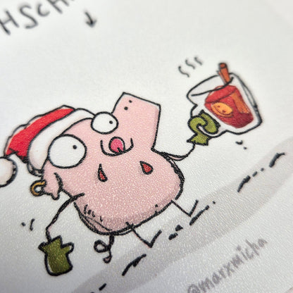 Untersetzer Glühschwein