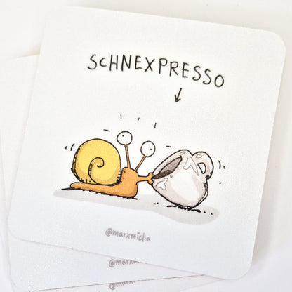 Untersetzer Set Kaffee-Schnecken, 3 Stück