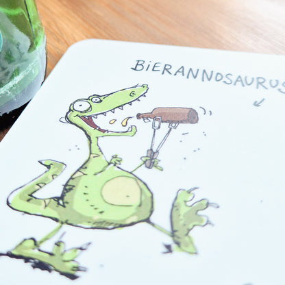 Untersetzer Bierannosaurus Ex