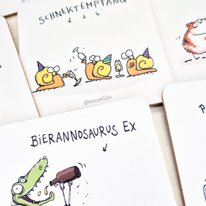 Untersetzer Set, 7 Stück