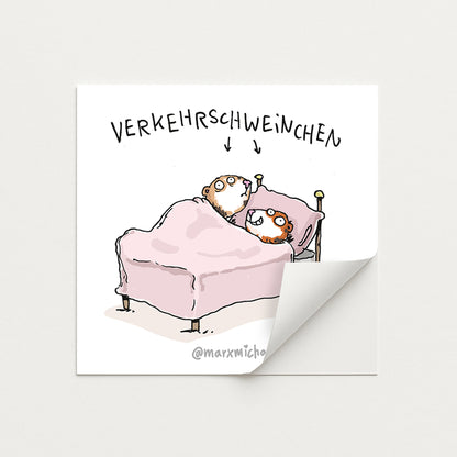 Meerschweinchen Stickerset