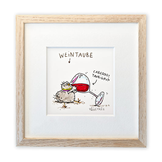 Originalzeichnung „Weintaube“