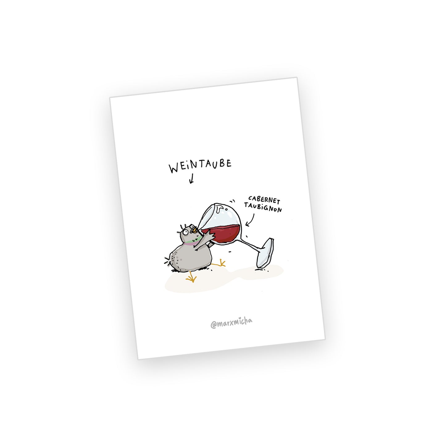 Tauben-Postkartenset, 10 Stück