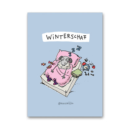 Weihnachtstierchen Postkartenset, 24 Stück